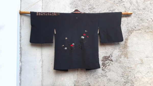 Kimono Black Haori Jacket - immagine 5