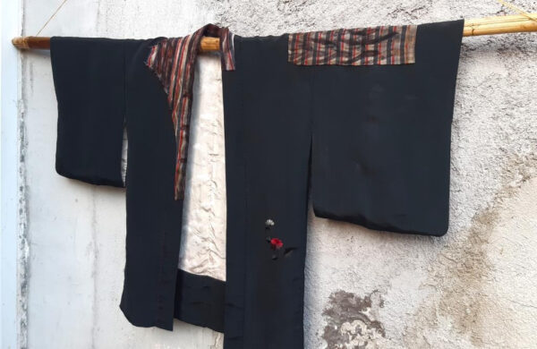 Kimono Black Haori Jacket - immagine 7