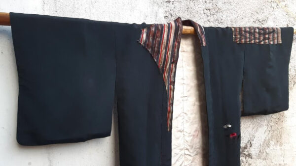 Kimono Black Haori Jacket - immagine 8